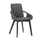 Armen Living Greisen Modern Gray Wood Dining Room Chair LCGRCHGR - alternate 1